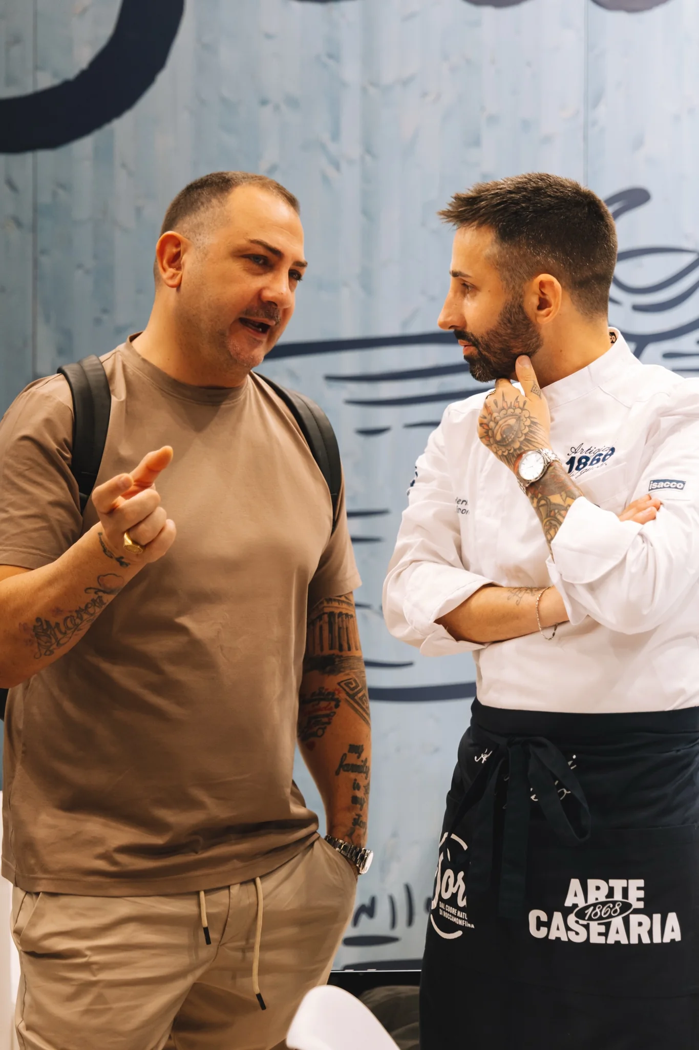 Federico Visinoni durante un evento
